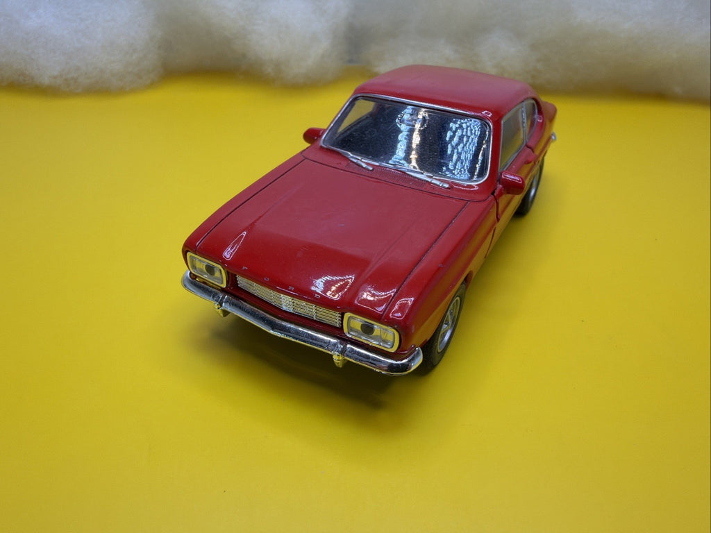 Welly 1969 Ford Capri Red 1:34 1:39 Scales 4.5 Inch Diecast Model No Box8