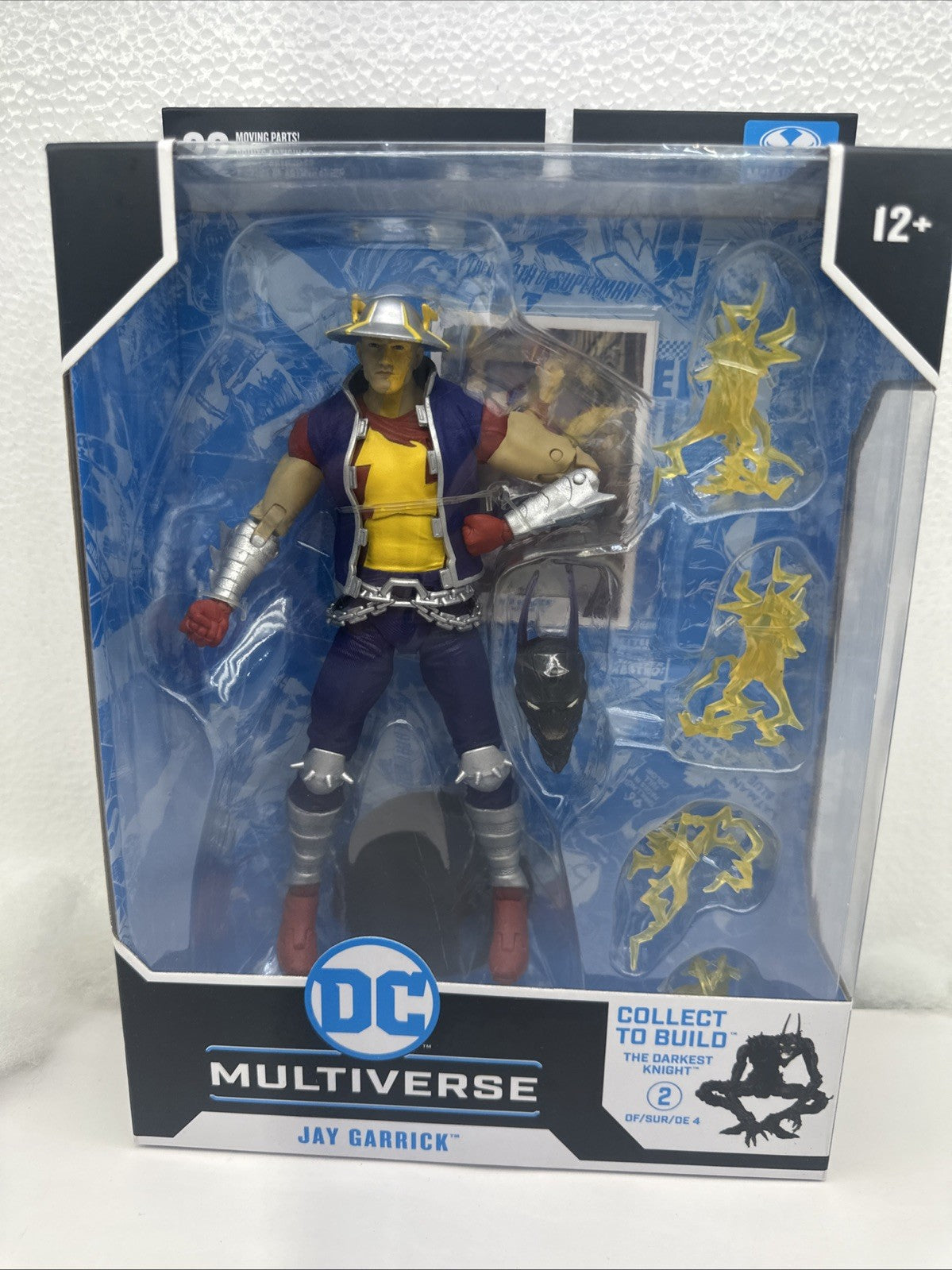McFarlane DC Multiverse Jay Garrick SPEED METAL BAF Darkest Knight 7" Action Fig0