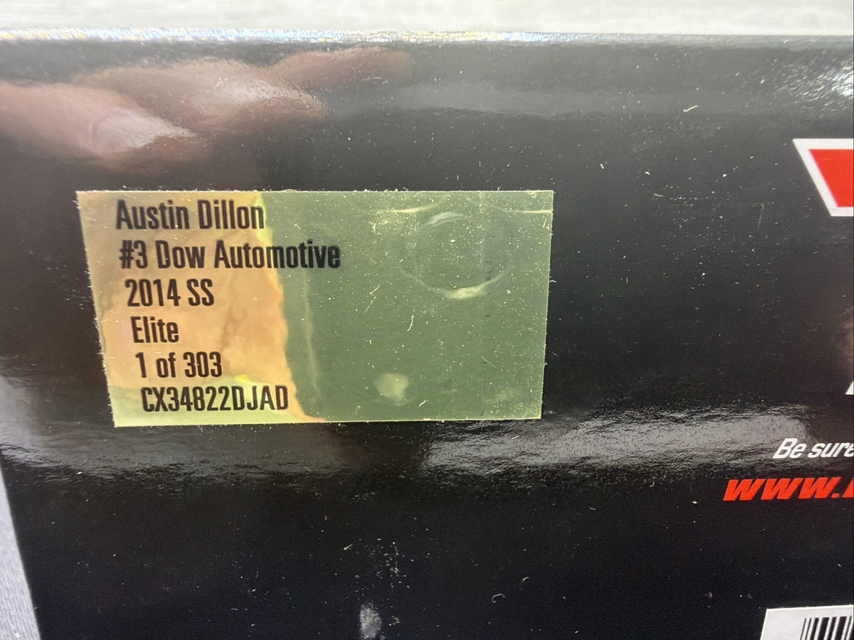 1/24 Lionel RCCA ELITE #3 Austin Dillon Dow Automotive 2014 Chevy SS 260/303 New18