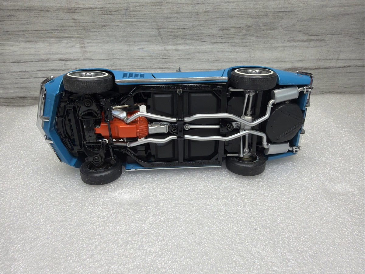 1968 Chevrolet Corvette, Franklin Mint, 1/24 Scale Diecast Model, Blue No Box9