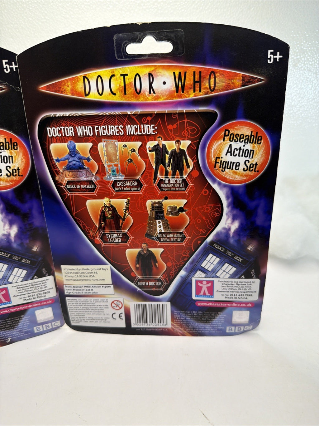Doctor Who Series 1 Moxx  and Sycorax Leader  Action Figure Set of 2 NEW 200410