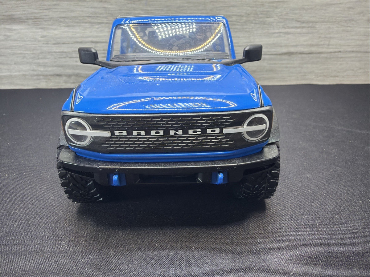Jada Just Trucks 1:24 2021 Ford Bronco Blue Diecast Truck Nice No Box2