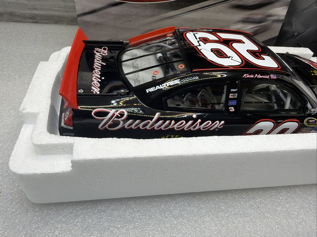 RARE Kevin Harvick 1/24 Elite 2011  #29 Budweiser Impala 313 of 440  New  W/COA12