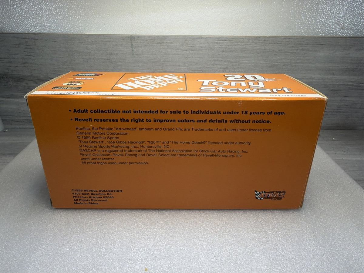 1/18 Tony Stewart 20 Home Depot Revel  NASCAR Diecast 1999 Pontiac MINT! 1/205819