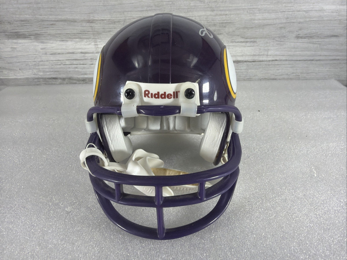 JEFF GEORGE  Signed Minnesota Vikings Mini Helmet NO COA PLEASE READ,AUTHENTIC7