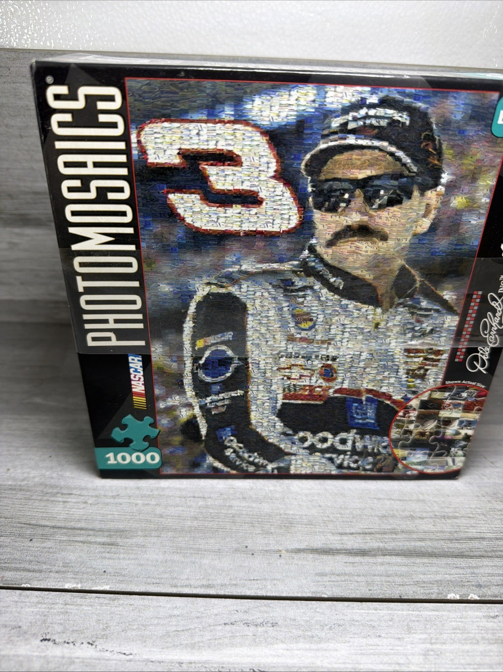 Dale Earnhardt  #3 1000 Piece Puzzle With Poster NASCAR2
