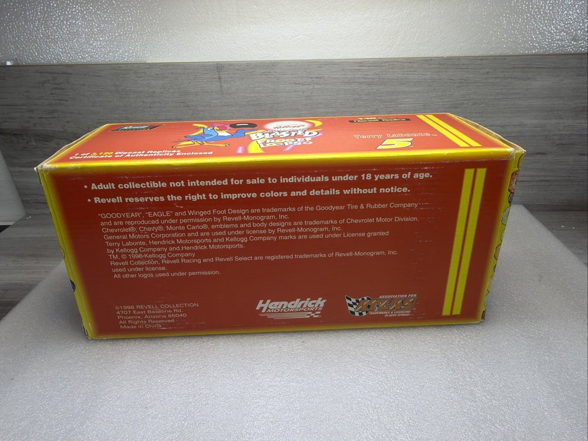 Revell 1998 Kellogg's Fruit Loops Terry Labonte #5 Cert 1:18 New In Aged Box22