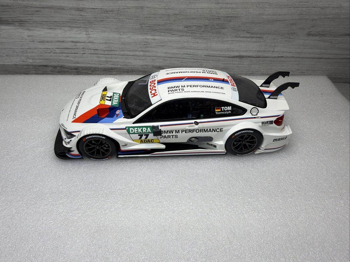 BMW M4 DTM #77 Tomczyk 2015 1:18 Norev BMW M Performance Dealer Model  READ!!!13