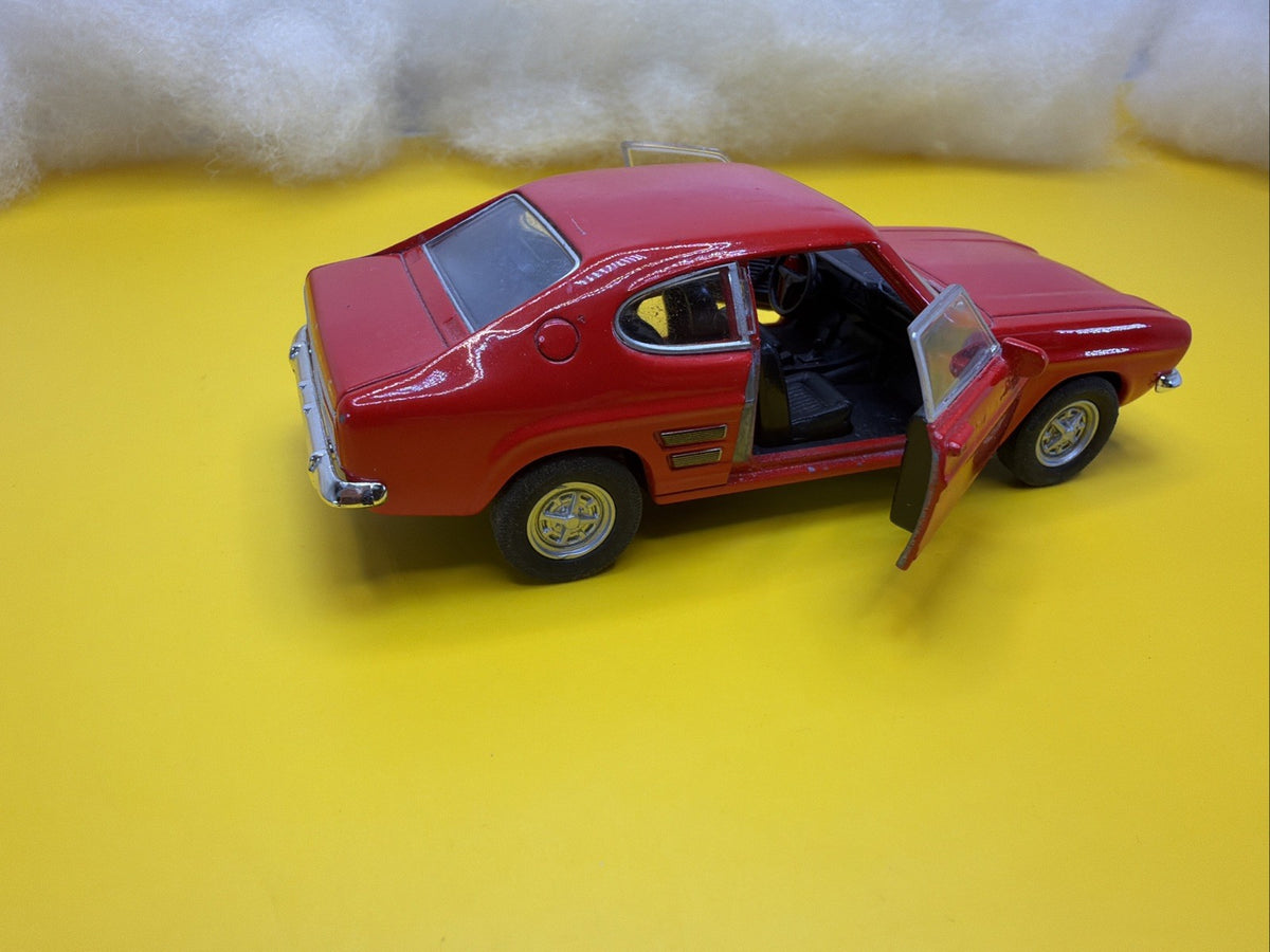 Welly 1969 Ford Capri Red 1:34 1:39 Scales 4.5 Inch Diecast Model No Box2