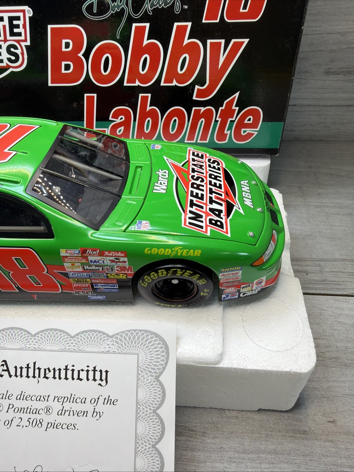 RARE  1999 BOBBY LABONTE  REVELL #18 INTERSTATE BATTERIES 1/18  NEW  1 Of 25084