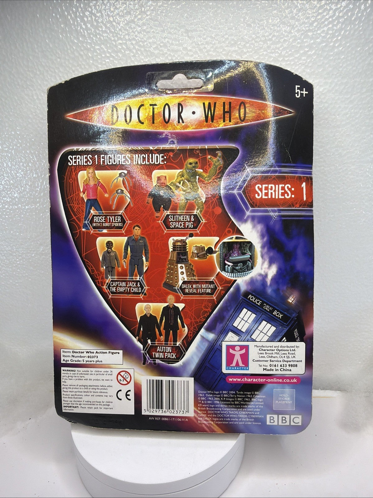 BBC Doctor Who- 10th Doctor- Rose Tyler w/Robot Spiders Action Figure- Series 16