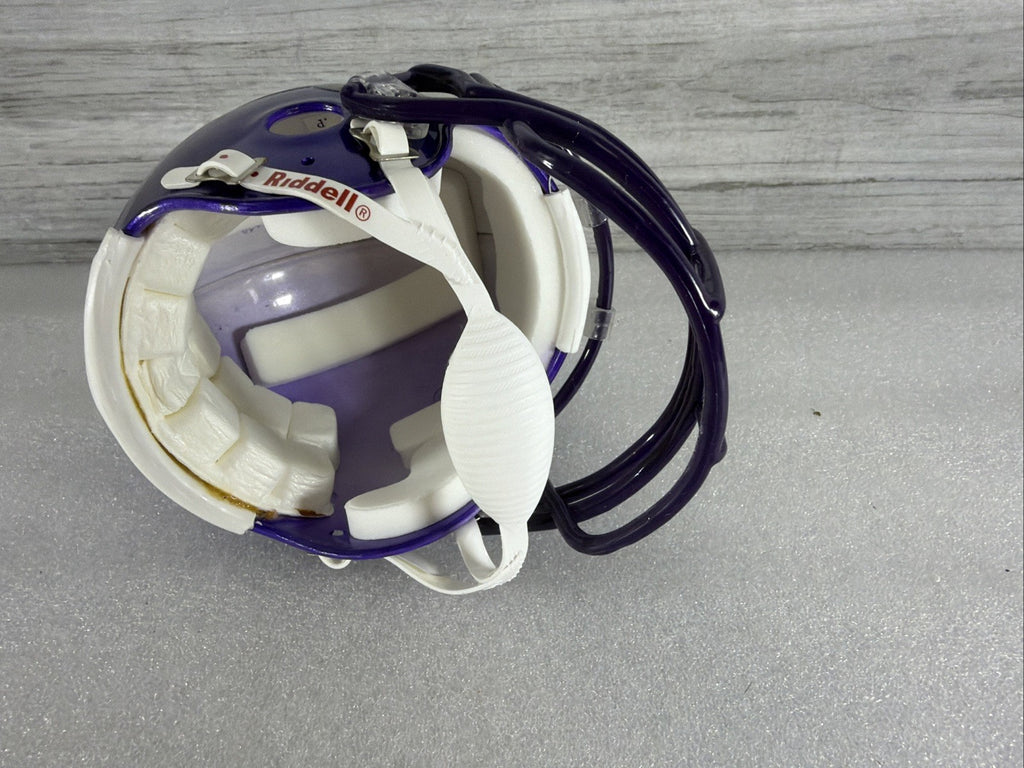 CHRISTIAN PONDER Signed MN  Vikings Mini Helmet NO COA PLEASE READ,AUTHENTIC11