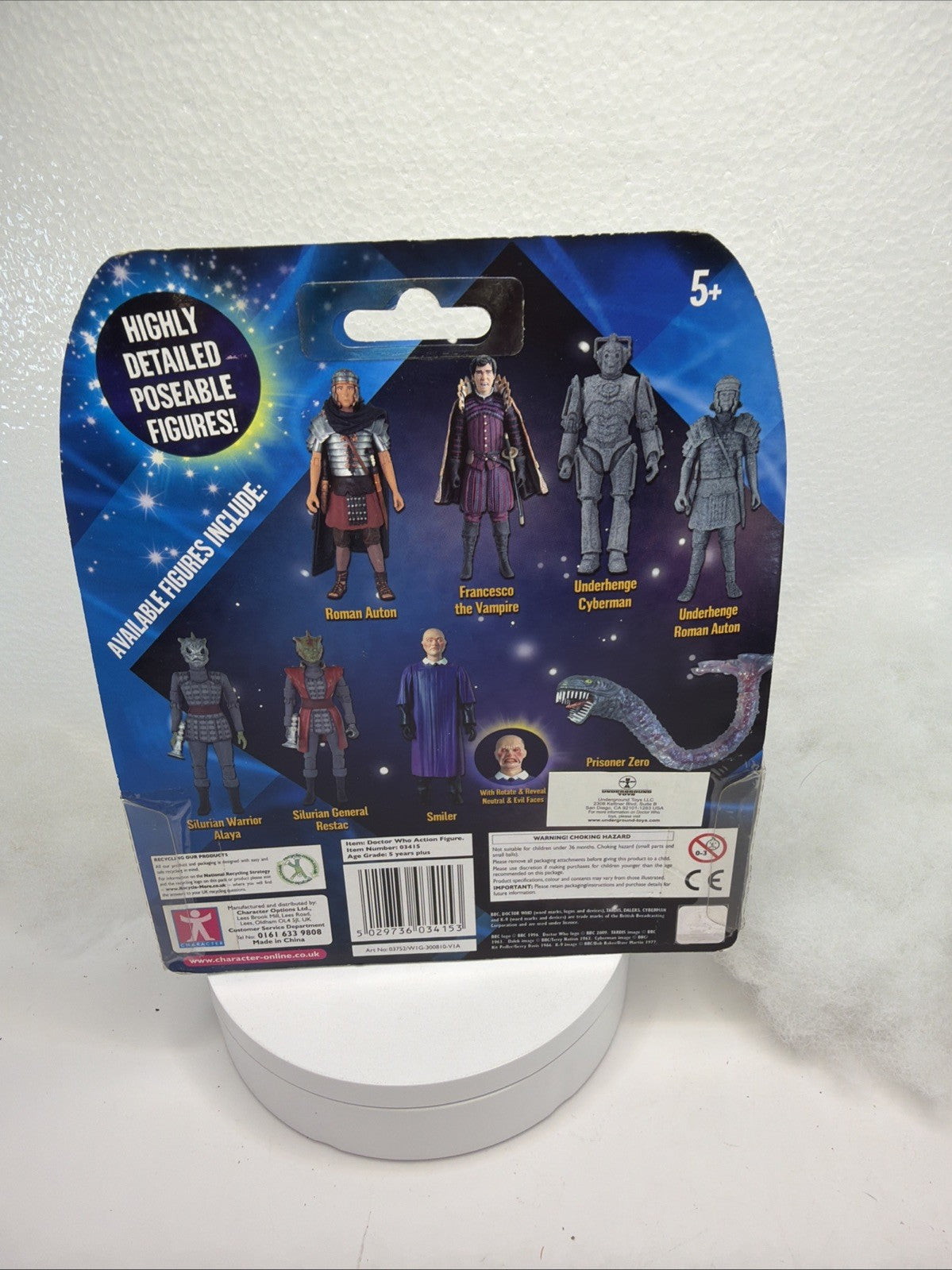 DOCTOR WHO SERIES 5 UNDERHENGE CYBERMAN ACTION FIGURE 11TH DR ERA RARE .,,..4