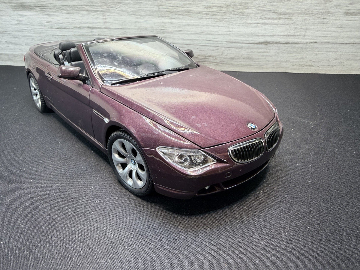 RARE Welly 1/18 BMW 645Ci Die-cast Car Model Collection burgundy No Box3
