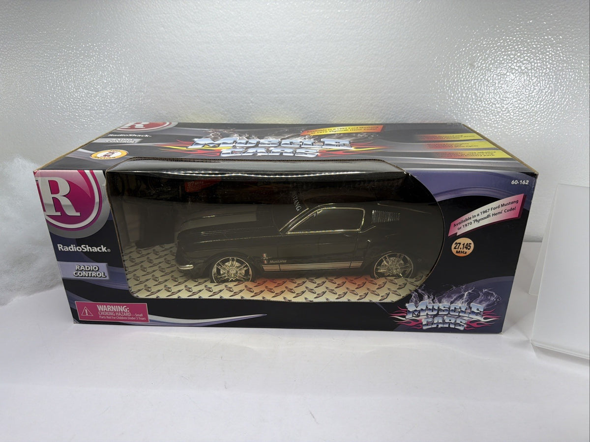 Radio Shack MUSCLE CARS Remote Control Ford 1967 Mustang 1:15 Scale Brand New0
