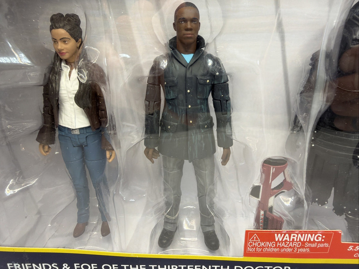 Doctor Who   Thirteenth Doctor Friends And Foes Action Figure 3 pack Shelf Wear1