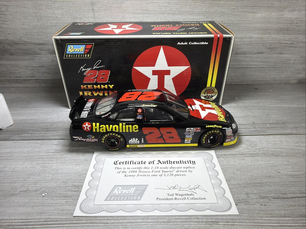 Kenny Irwin #28 Ford Taurus Texaco 1998 Revell 1:18 Scale 1 Of 3120 W/cert Nib0