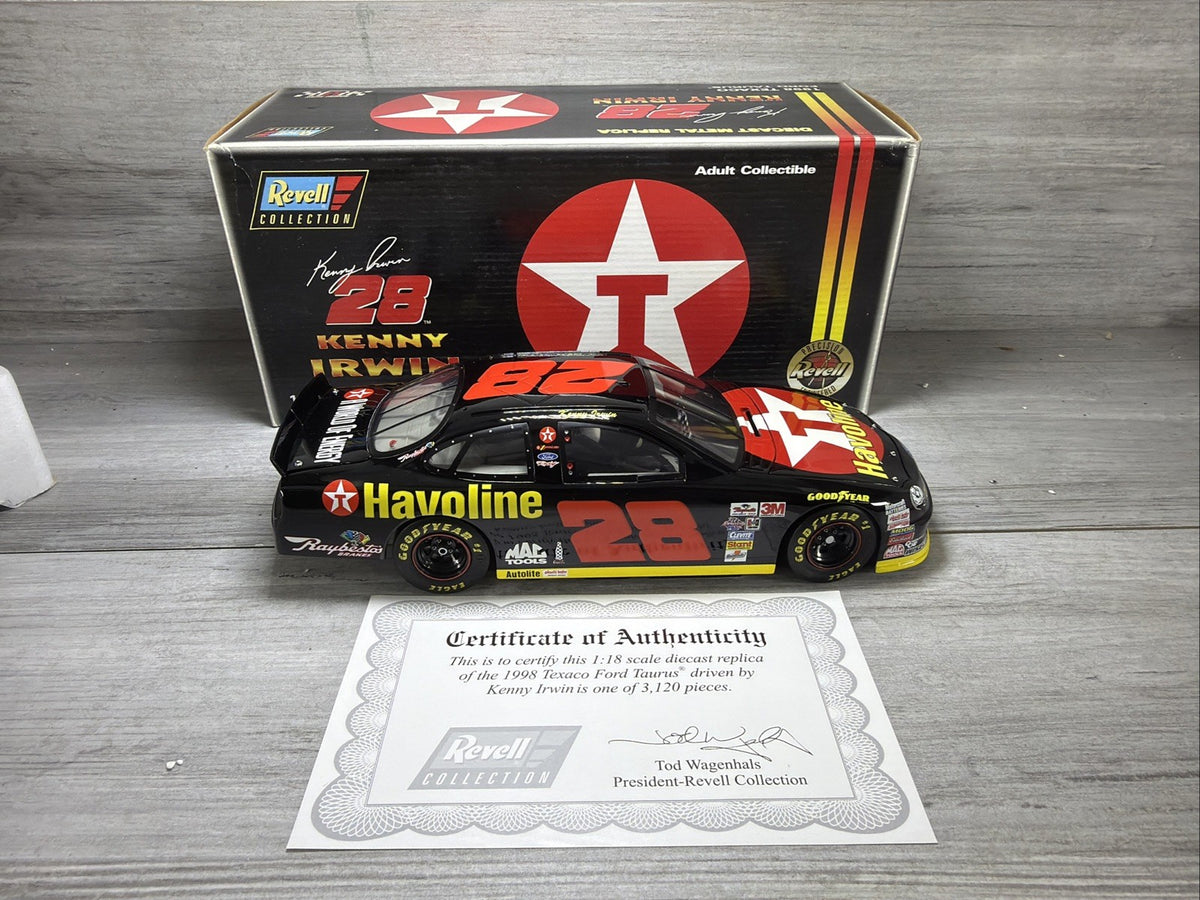 Kenny Irwin #28 Ford Taurus Texaco 1998 Revell 1:18 Scale 1 Of 3120 W/cert Nib0