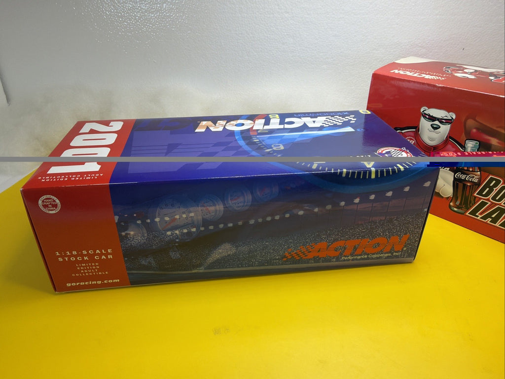New! Bobby Labonte #18 Nascar Inter  2001 Pontiac 1 Of 2,508 1/18th Scale Action15