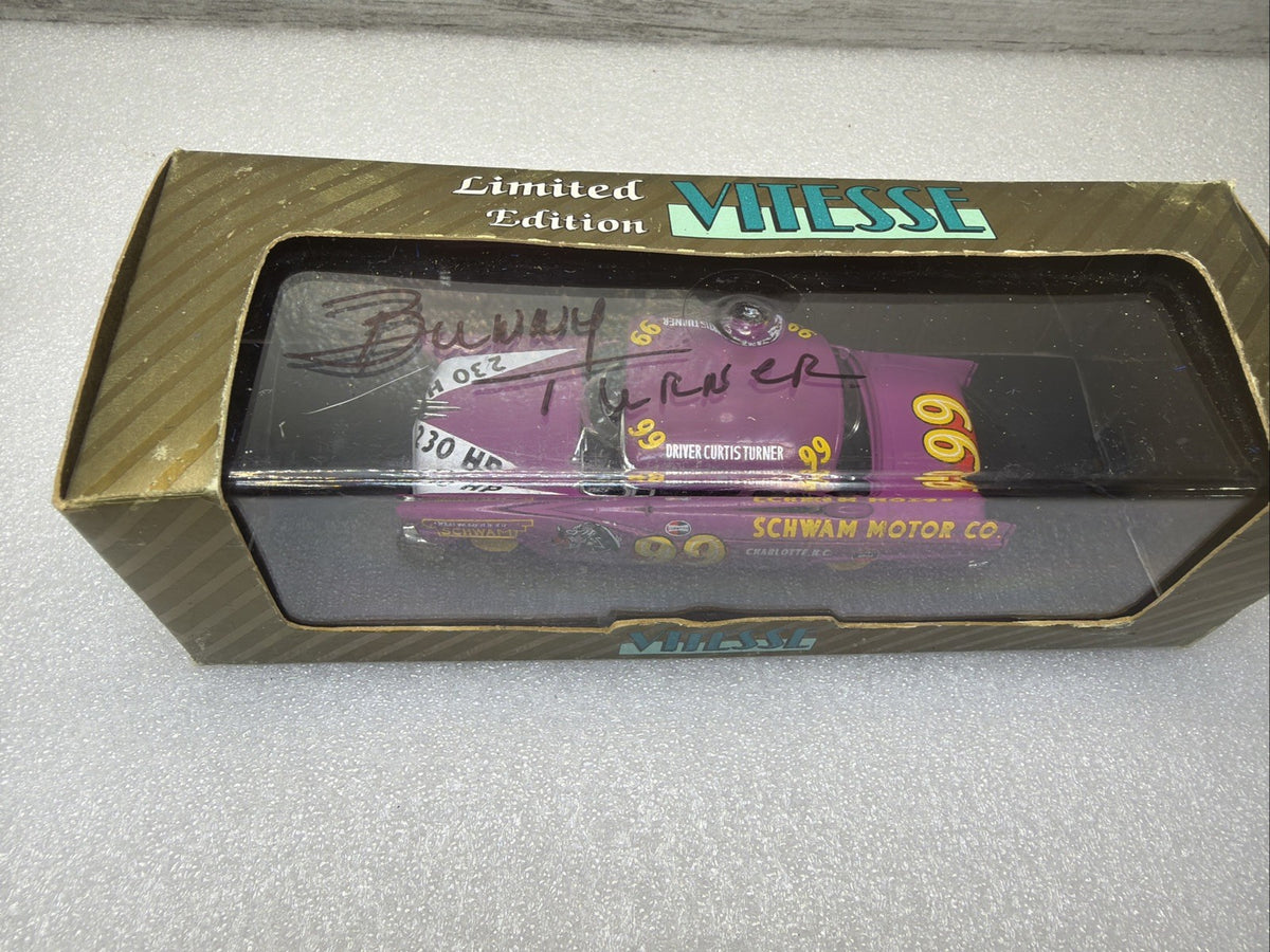 VITESSE ☆FORD FAIRLANE  Schwam 99 Super Rare  1/43 Curtis Turner Signed3