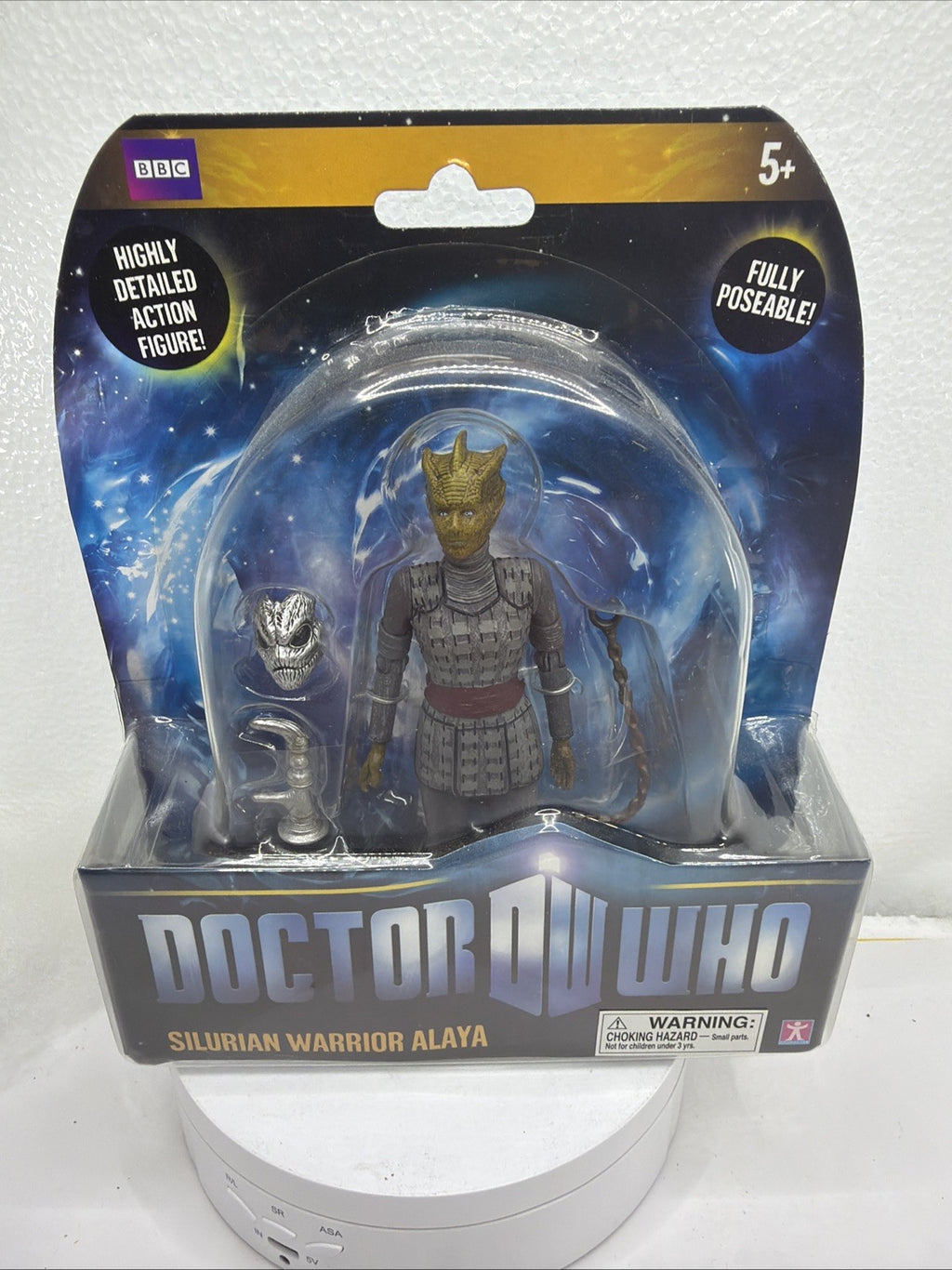 Doctor Who: Silurian Warrior Alaya Figure, Series 5, New RARE USA SEALED3