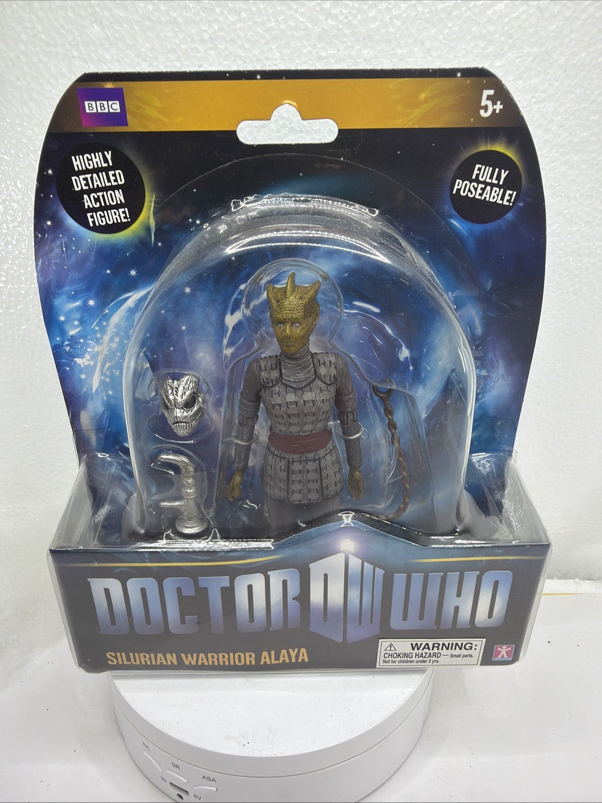 Doctor Who: Silurian Warrior Alaya Figure, Series 5, New RARE USA SEALED3