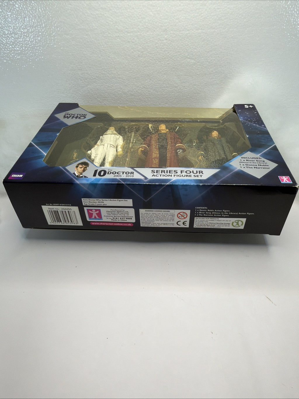 Doctor Who Series Four Action Figure Set: River Song~Narrator~Donna Noble NEW 412