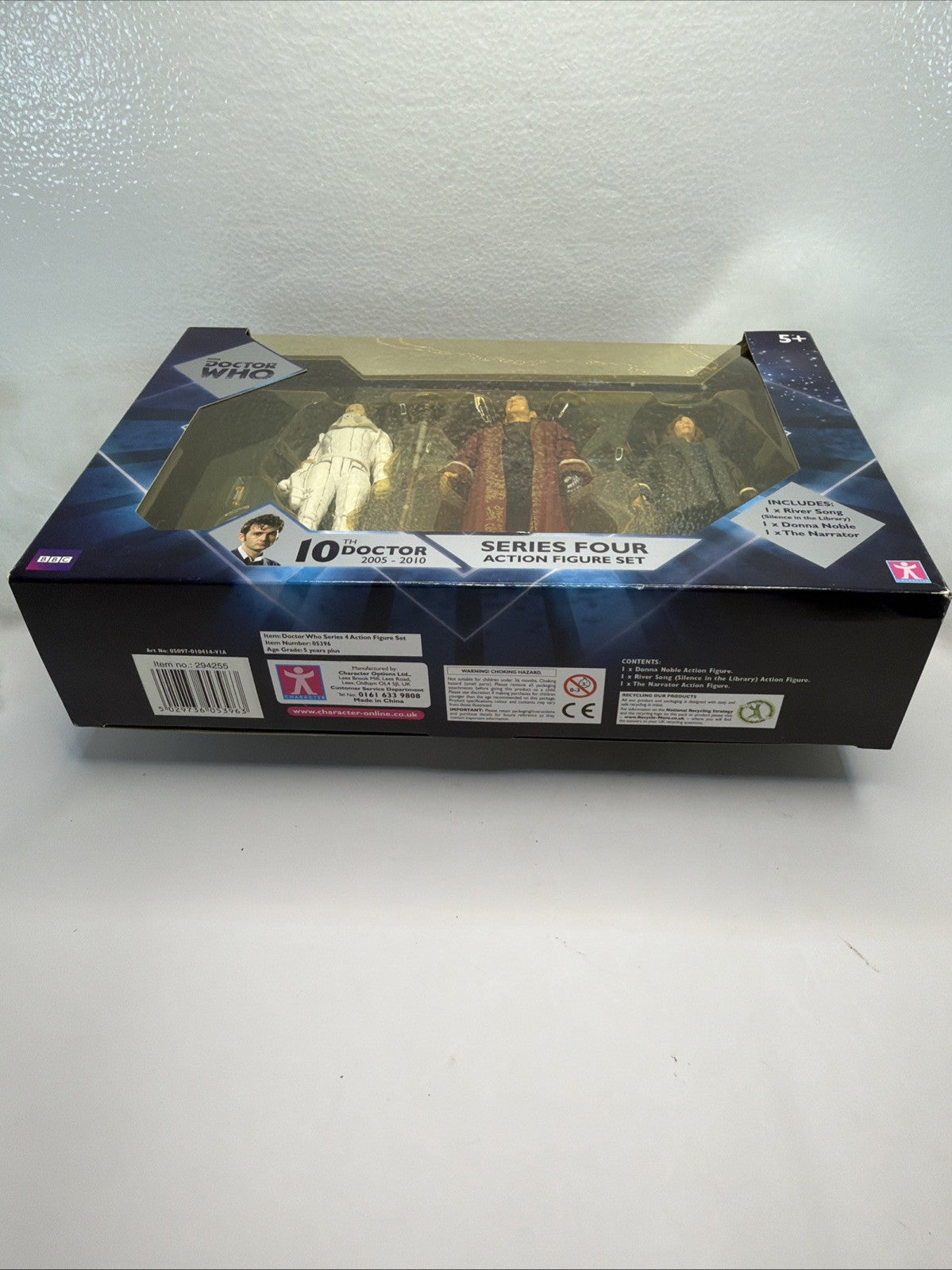 Doctor Who Series Four Action Figure Set: River Song~Narrator~Donna Noble NEW 412