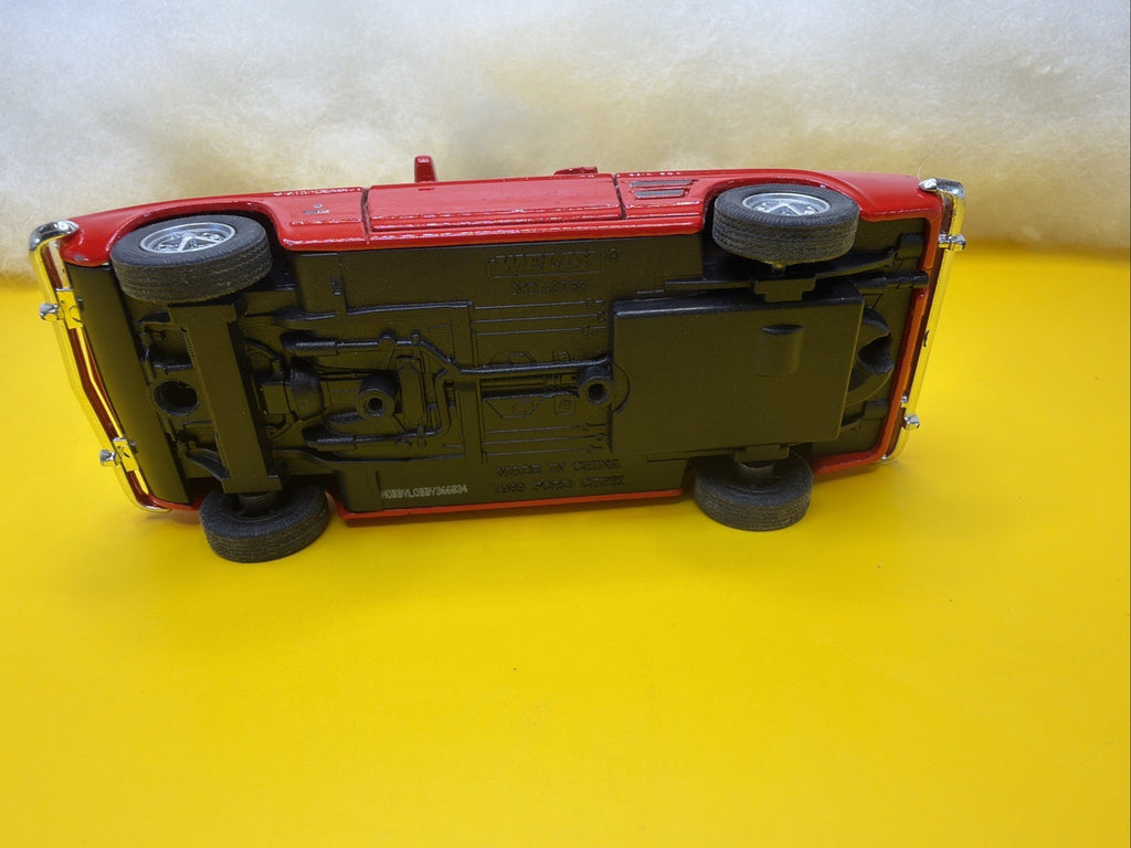 Welly 1969 Ford Capri Red 1:34 1:39 Scales 4.5 Inch Diecast Model No Box11