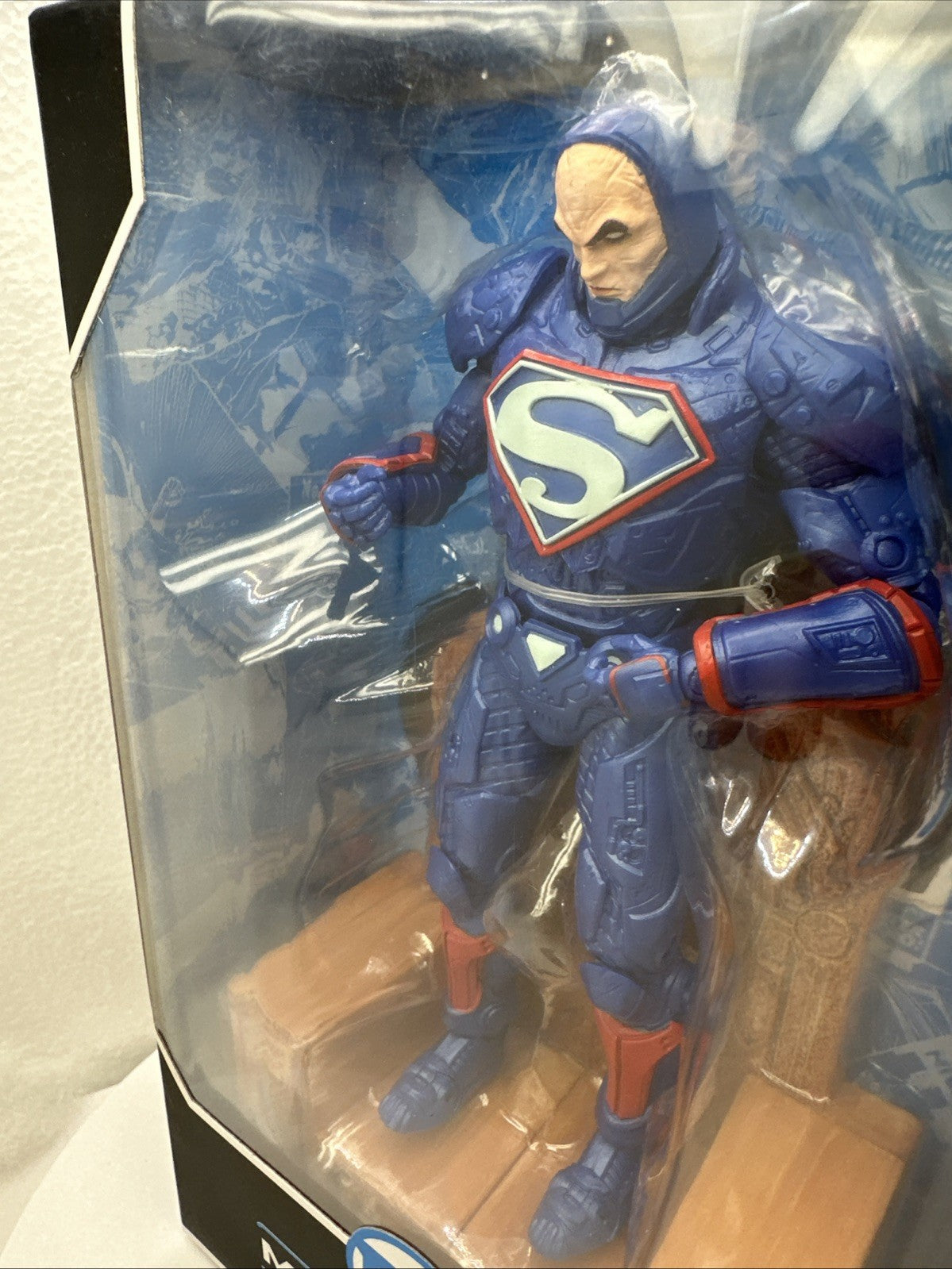 LEX LUTHOR McFarlane DC Multiverse Blue Power Suit & Throne 7" NEW Action Figure2