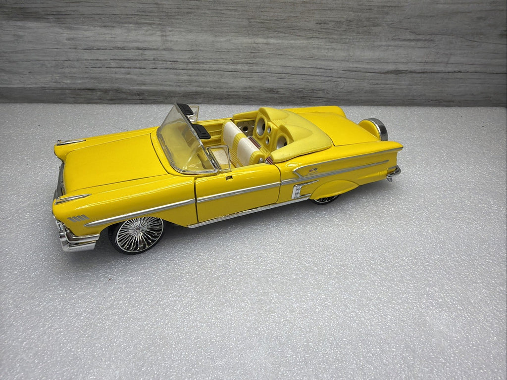 SAICO 1958 Chevy Impala convertible 1 24 scale low rider.  Excellent0
