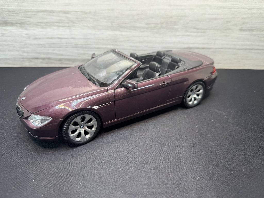 RARE Welly 1/18 BMW 645Ci Die-cast Car Model Collection burgundy No Box6