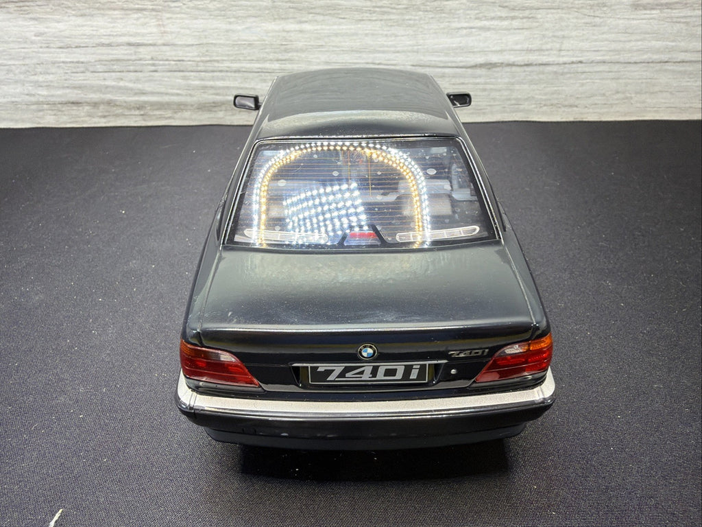 RARE 1:18 KK SCALE 1994 BMW 740i E38 7-series Black  Metallic Diecast  NO BOX10