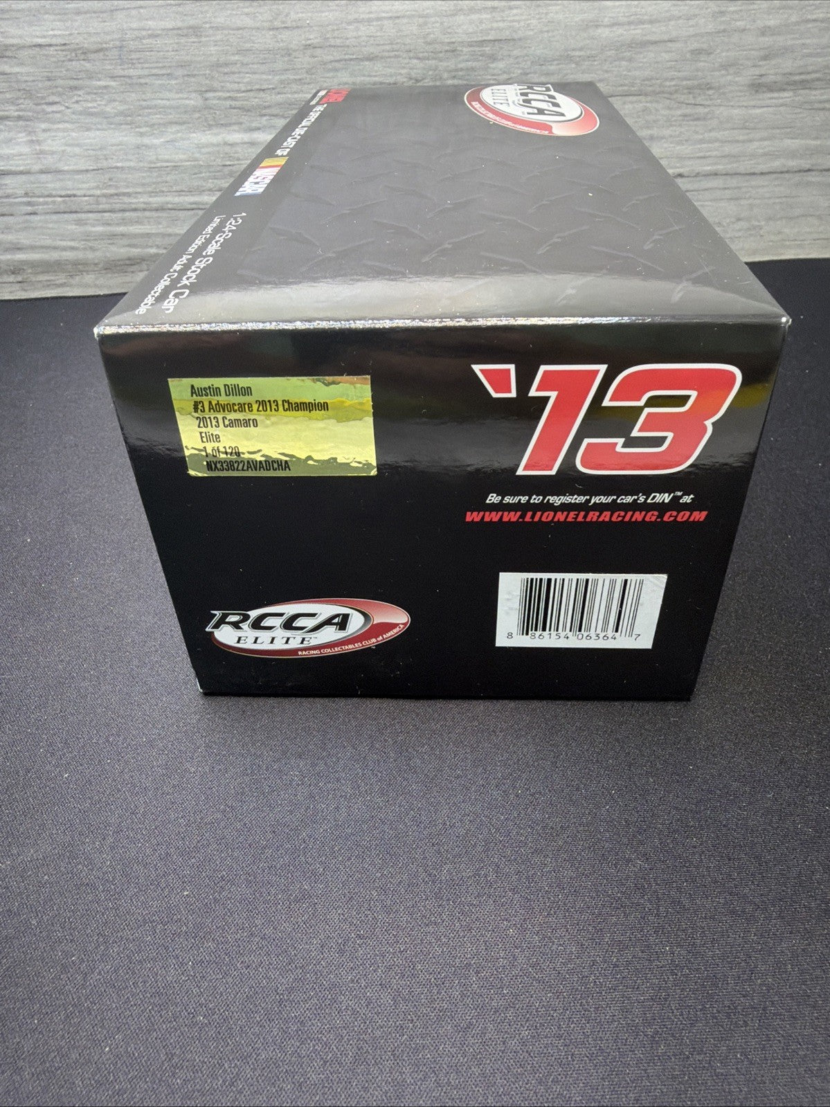 2013 RCCA ELITE Austin Dillon Advocare 1/24     #16 Of 120 W/COA NEW16
