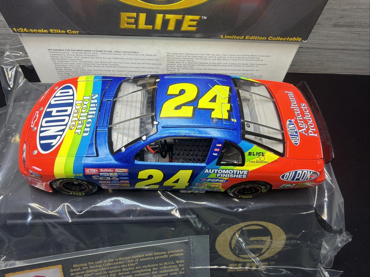 JEFF GORDON #24 DUPONT MILLION DOLLAR DATE 1997 MONTE CARLO  ELITE 1:24 W/BASE4