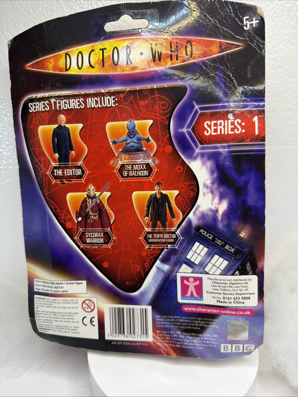 Vintage 5.5 Inch Doctor Who Series 1 “The Editor “ Sealed New.3