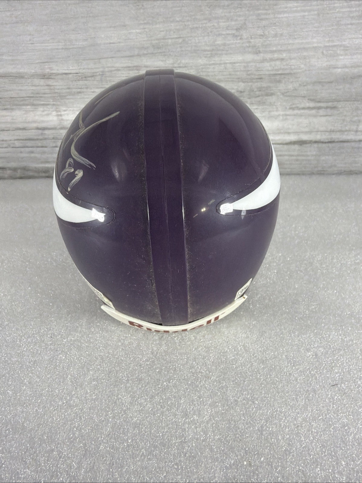 SIGNED MINNESOTA VIKINGS MINI HELMET CARL ELLER 81 READ, DESCRIPTION!! AUTHENTIC8