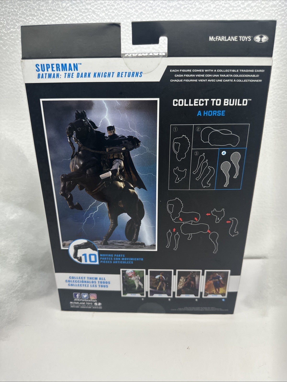 McFarlane DC Multiverse SUPERMAN Batman Dark Night Returns BAF 7" Horse  New7