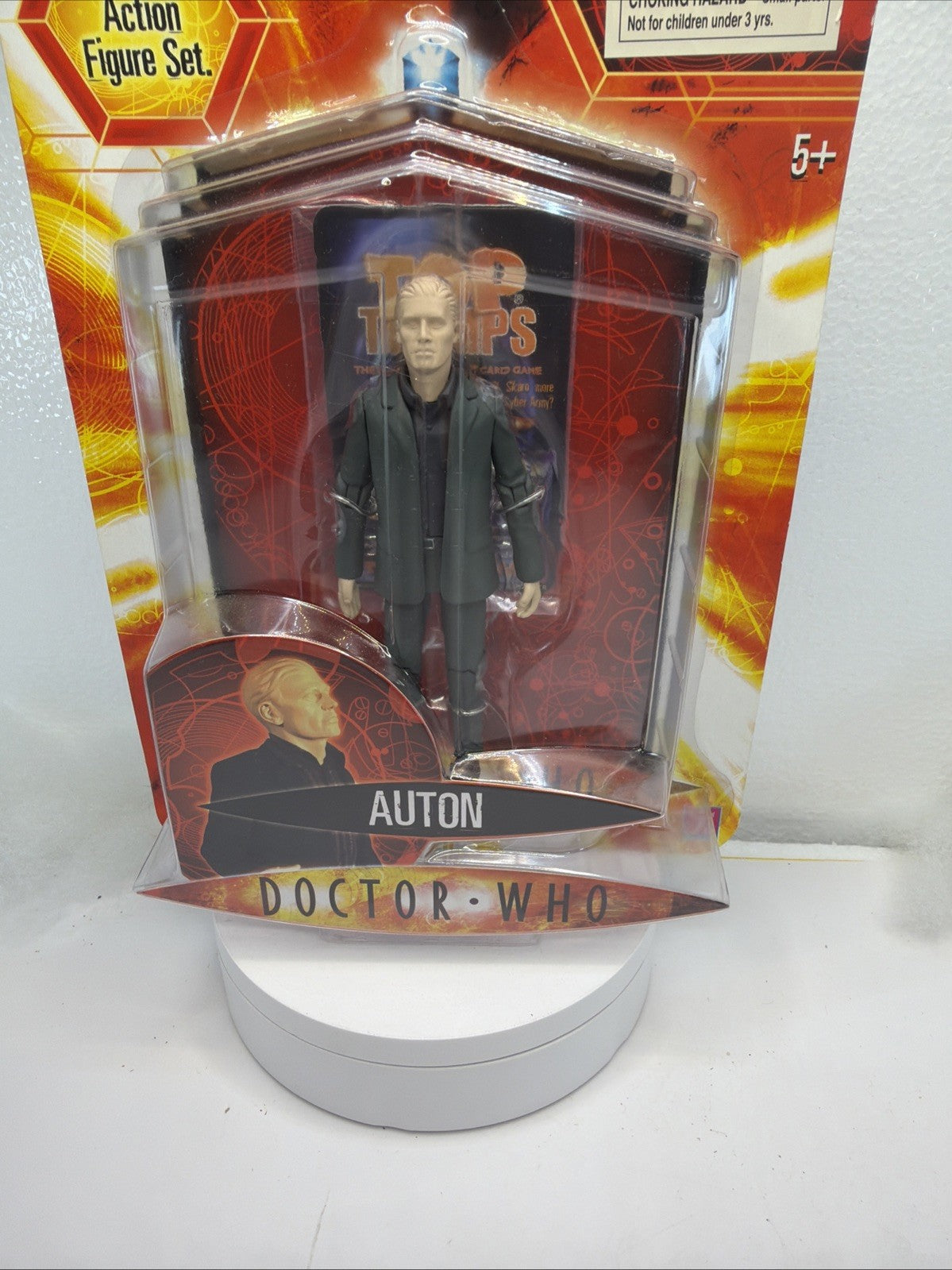 Doctor Who Series 1 Poseable 5" Auton Action Figure w Top Trumps Card5