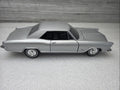 1965 BUICK RIVIERA GRAND SPORT HARD TOP WELLY 24072 1/24 DIECAST CAR SILV NO BOX0