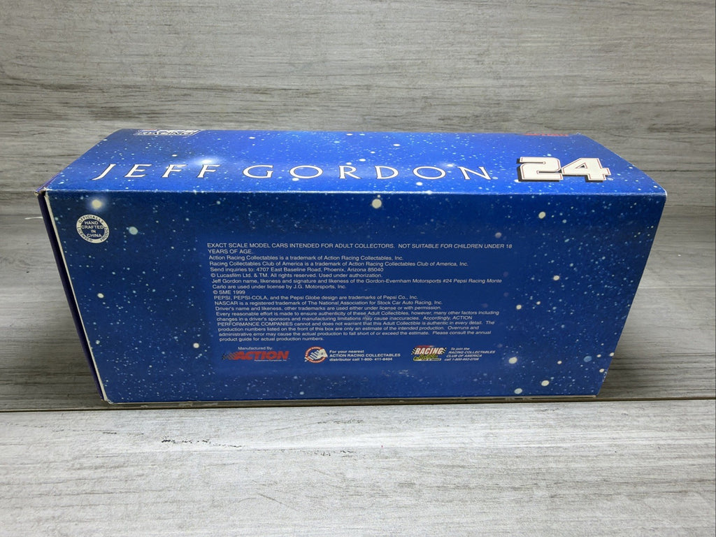 GORDON JEFF STAR WARS / PEPSI 1999 1/24 MONTE CARLO BRAND NEW ACTION NASCAR LE.14