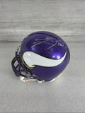 SIGNED MINNESOTA VIKINGS MINI HELMET- NO IDEA WHO-READ, DESCRIPTION!! AUTHENTIC0