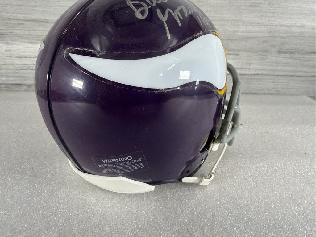 BUD GRANT Signed Minnesota Vikings Mini Helmet NO COA PLEASE READ,AUTHENTIC9