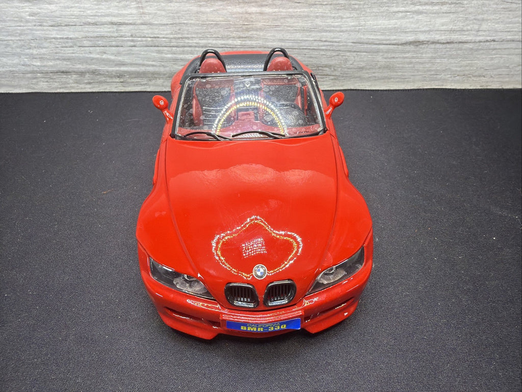 Bburago 1996 BMW M Roadster Convertible Red Scale 1:18 Made Italy No Box Read8