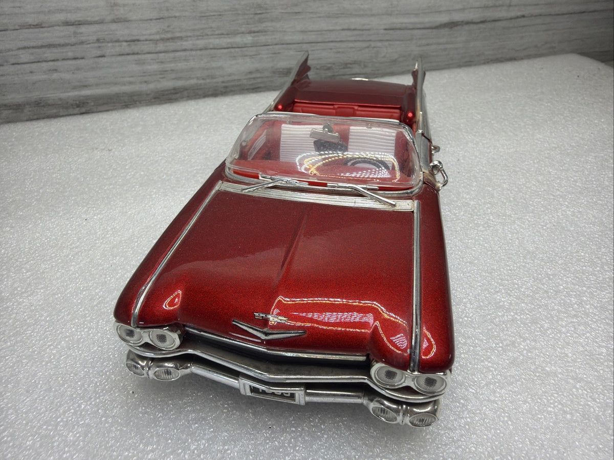 Jada Diecast 1:24 Street Low Metallic Red 1959 Cadillac Eldorado Model Car VGC!6