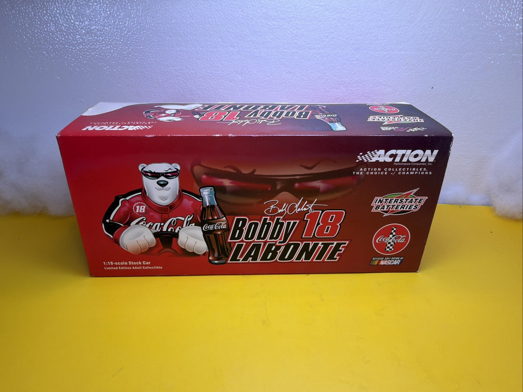 New! Bobby Labonte #18 Nascar Inter  2001 Pontiac 1 Of 2,508 1/18th Scale Action18