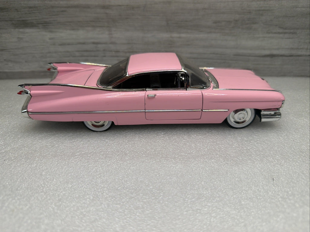 Jada, 1959 Cadillac Deville, Pink, 1:24 Diecast Car W Opening Doors Nice No Box0