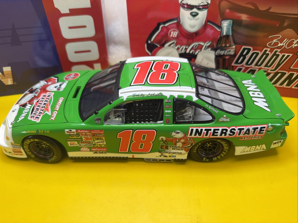 New! Bobby Labonte #18 Nascar Inter  2001 Pontiac 1 Of 2,508 1/18th Scale Action1