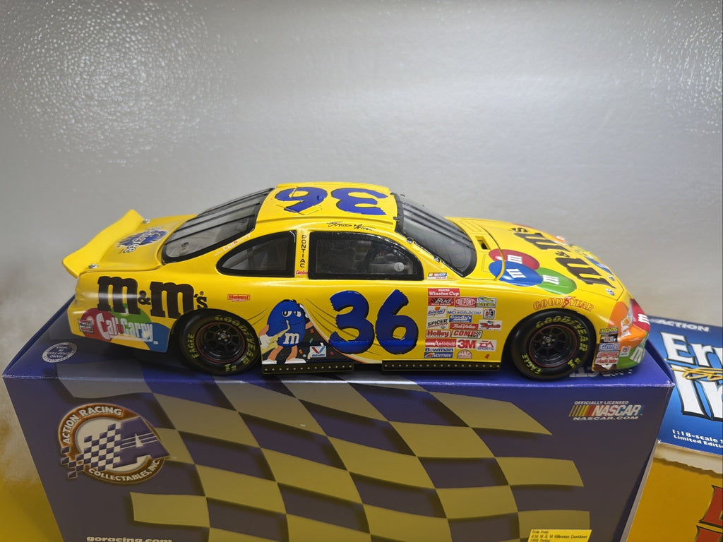 New! Action 1:18 #36 Ernie Irvan 1999 Pontiac M&M Millenium Countdown 1/25081