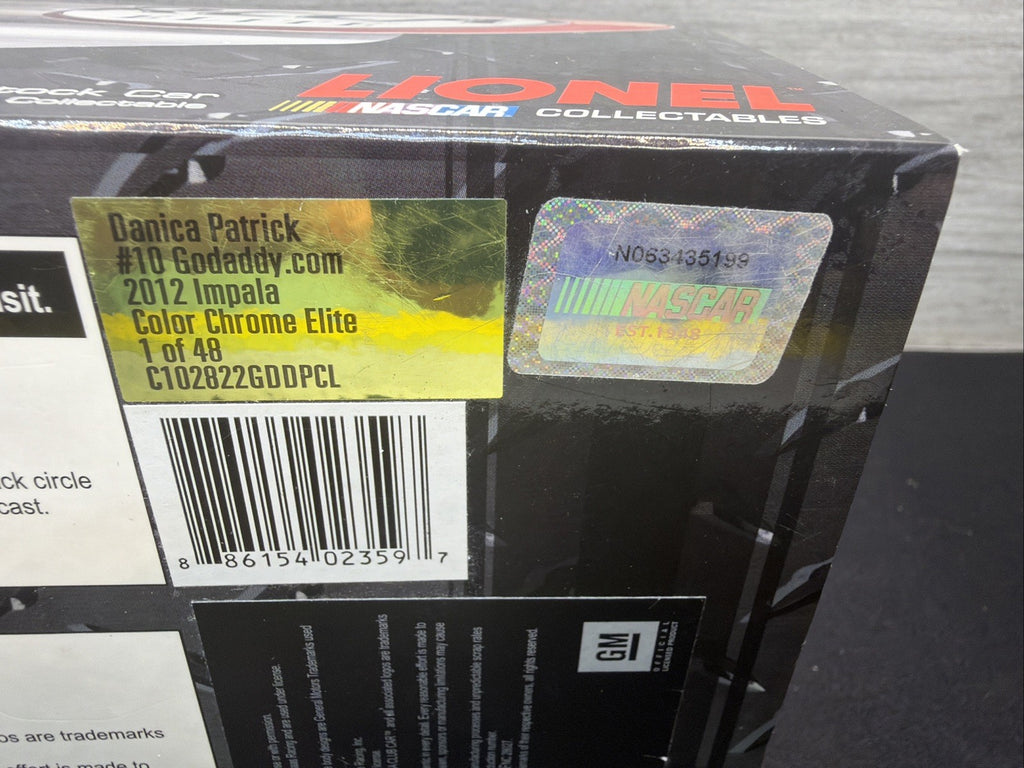 Danica Patrick #10 GoDaddy Peeker 2012 Impala  Color Chrome RCCA ELITE 06/48 New13